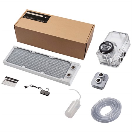 Phanteks Glacier EZ-Fit 360 SOFT-KIT, Water-Cooling Kit, White